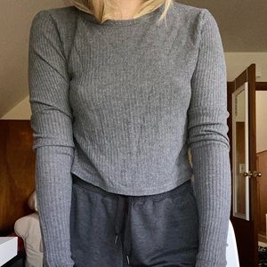 brandy melville grey long sleeve